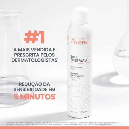 Kit Gel de Limpeza Facial Avènev + Protetor Solar Clareador Avène Mat Perfect FPS 70 +Eau Thermale Avène Água Termal - Imagem 7