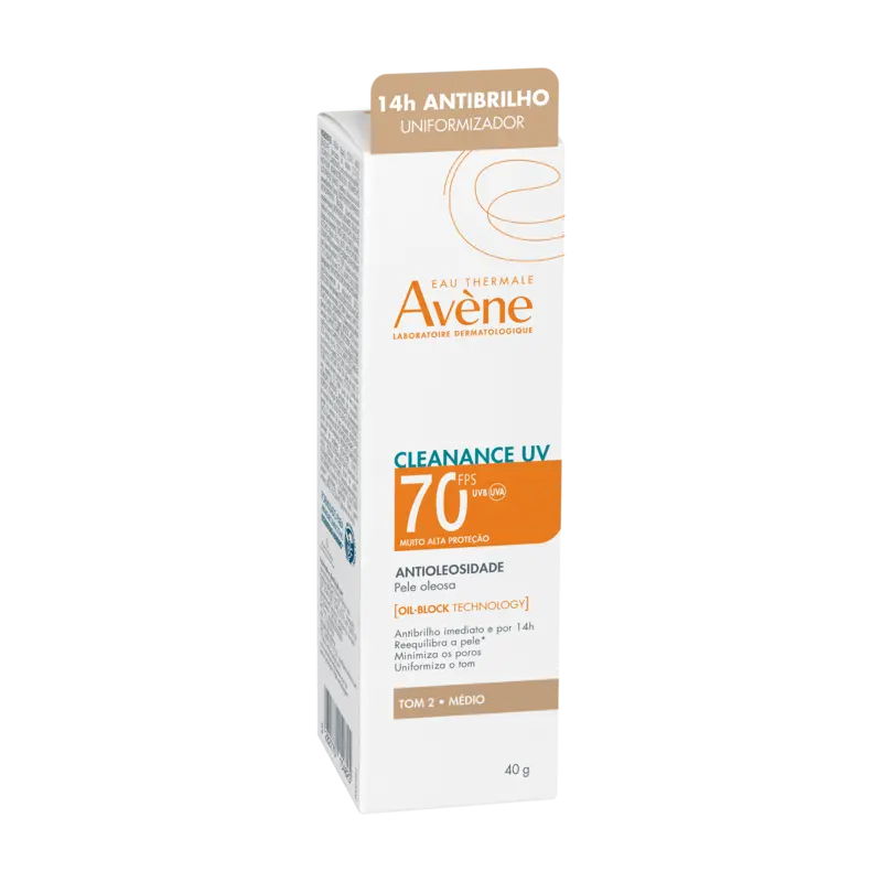 Proteção solar – Pele sensível Cleanance UV FPS 70 Tom 2 – Médio - Imagem 2