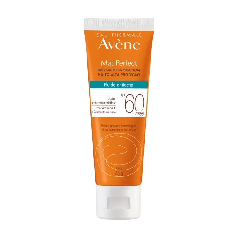 Proteção solar – Pele sensível Mat Perfect Fluido Antiacne FPS 60