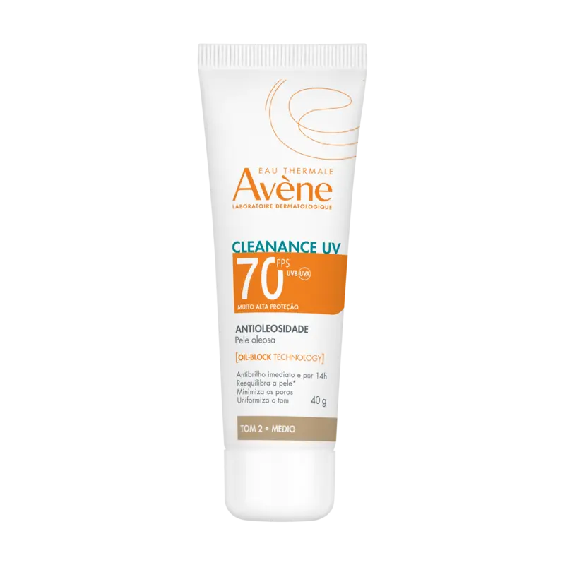 Proteção solar – Pele sensível Cleanance UV FPS 70 Tom 2 – Médio